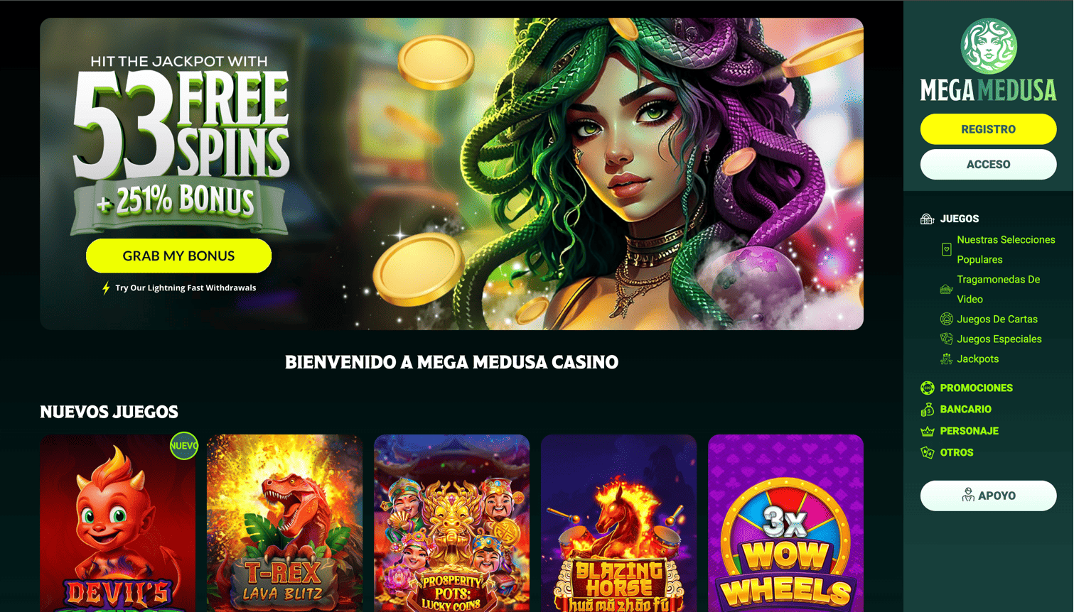 Mega Medusa Casino